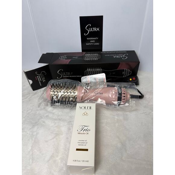 Sultra Other - 2 Piece Bundle: Sultra Blowout Brush & Soleil Hair Oil